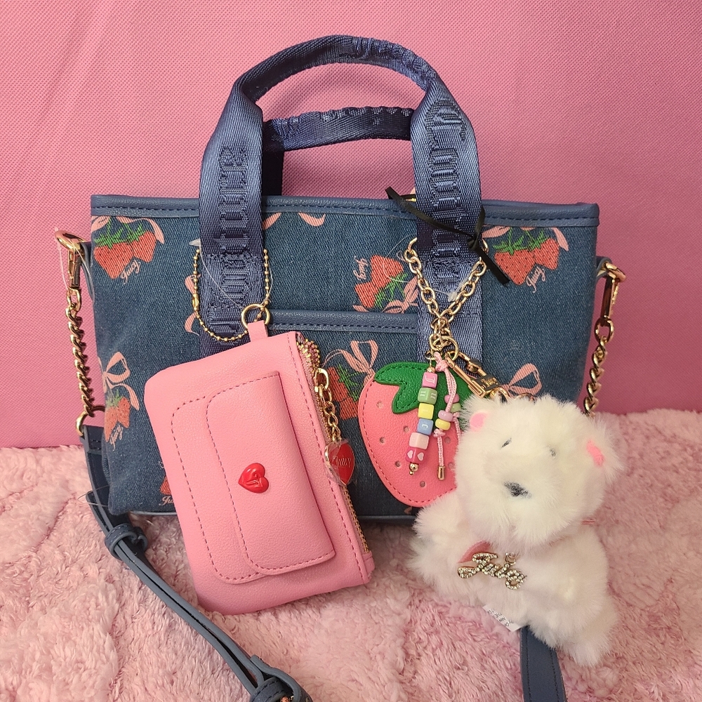 Juicy Couture Bag ๐ Denim Bag ๐ - Picture 1 of 9